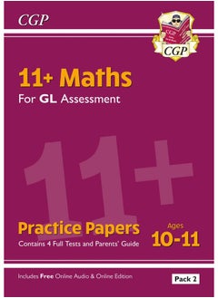 اشتري 11+ GL Maths Practice Papers: Ages 10-11 - Pack 2 (with Parents' Guide & Online Edition) في الامارات