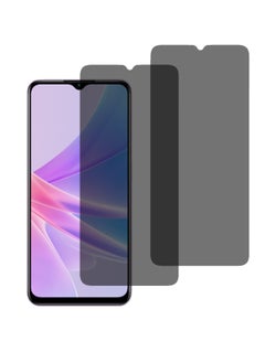 اشتري 2 Pack Privacy Screen Protector Compatible for OPPO A78 5G With Easy InstallationScratch Resistant Glass 9H Hardness Anti Spy Anti Peeping Tempered Glass Film Protector Full Coverage Protector في السعودية