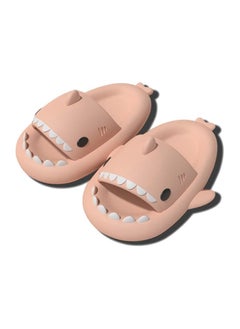 Buy Shark Slippers Non-Slip Flat for Adult and kids Sandals Soft and Comfortable Slippers for Outdoors or Indoors in UAE