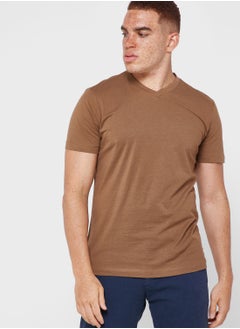 Buy Essential V-Neck T-Shirt in UAE