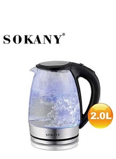 Buy SOKANY  ELECTRIC GLASS KETTLE in UAE