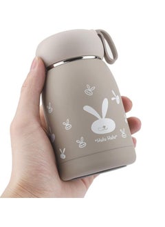 Buy 320ml Cute Rabbit Stainless Steel Mini Thermos - Kids Vacuum-Insulated Water Bottle & Coffee Mug in UAE