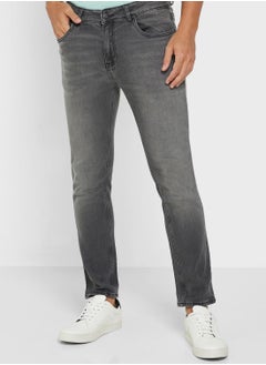 Buy Slim Fit Washed Jeans in UAE