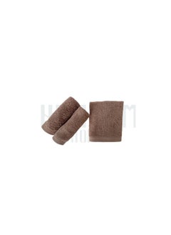 Buy Towel 100% Cotton From Hammam Home 30*30 Color brown in Egypt