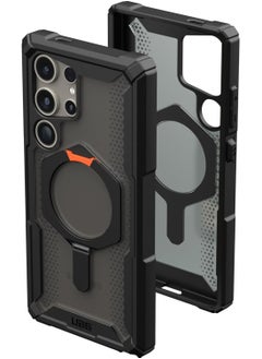 Buy UAG Plasma XTE for Samsung Galaxy S24 ULTRA Case Cover [20 Feet Drop tested] with Kickstand - Black | Orange in UAE