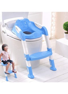 Buy Adjustable Design Ladder Potty Training Chair Pink/ white in Saudi Arabia