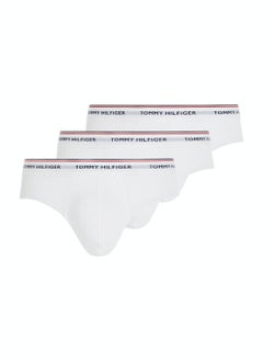 Buy Men's 3-Pack Cotton Briefs - Cotton, White in UAE