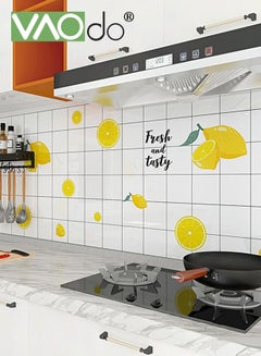 اشتري ملصقات حائط للمطبخ لغرفة الطعام والمطبخ ملصقات جدارية لتزيين أواني المطبخ ديكورات جدارية للمنزل والمكتب والمدرسة والمقهى مطابقة الألوان الرصينة 400 * 60 سم في السعودية