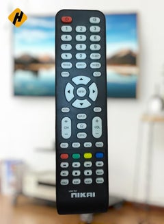 Buy Nikai TV Remote | Replacement Remote Control For Nikai TV LCD LED - Black in Saudi Arabia
