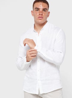 Buy Mandarin Collar Regular Fit Shirt in UAE
