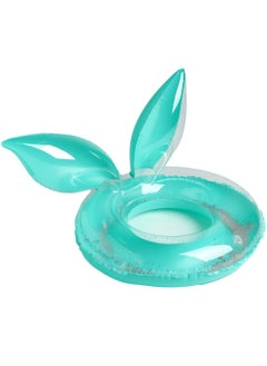 اشتري Giant Mermaid Tail Pool Float PVC Inflatable Floats Mermaid Swimming Ring Suitable for Ages 5-9 Years Kids Green-A 55CM في السعودية