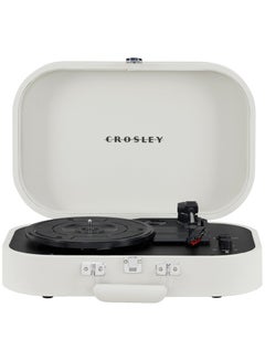 Buy Crosley CR8009B-DU Discovery Vintage Bluetooth in/Out 3-Speed Belt-Driven Suitcase Vinyl Record Player Turntable, Dune in UAE