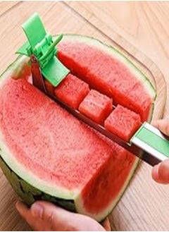 اشتري Amazing Watermelon Cutter, Melon Cuber Knife, Cut Watermelon Artifact, Tools Kitchen Gadget, في مصر