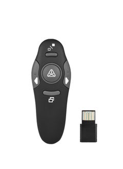 اشتري مؤشر قلم فليب USB PPT لاسلكي أسود في السعودية