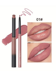 Buy Lipstick Lip Liner Set Matte Non Decolorize Non Smudge Long Lasting Waterproof Nude Color Lip Liner Stage Makeup in UAE