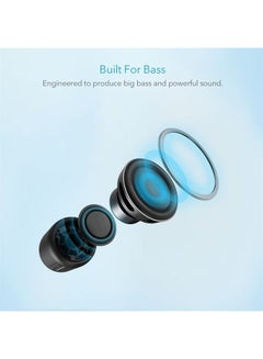اشتري Soundcore Mini, Super-Portable Bluetooth Speaker with FM Radio, 15-Hour Playtime, 66 ft Bluetooth Range, Enhanced Bass, Noise-Cancelling Microphone - Black في الامارات