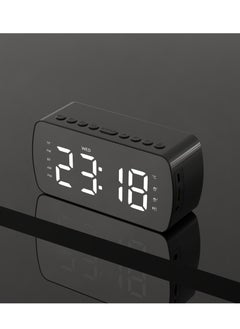 Buy M MIAOYAN Bluetooth clock speaker small home alarm clock outdoor portable card audio radio multi-function buy one save three in Saudi Arabia