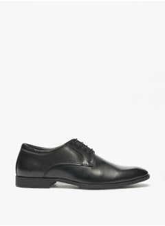 اشتري Solid Lace Up Derby Shoes في السعودية