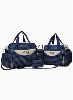 Buy 4-Piece Multifunctional Baby Traveling Diaper Bag Set in Saudi Arabia