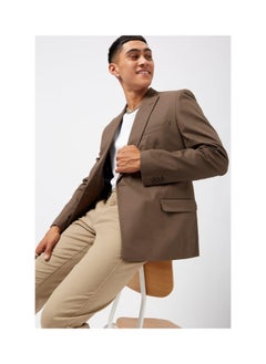 Buy Double Breasted Cotton Blazer in UAE