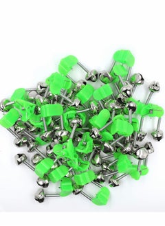 اشتري Fishing Alarm Bells, 65 Pieces Plastic Bells Clips with Dual Alert Green في السعودية