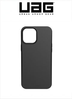 Buy Apple iPhone 12 Pro/12 Case Outback Ultra Thin Eco-Friendly Protective Cover Fully Biodegradable and Compostable - Black in UAE