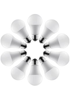 Buy 10PCS MAX 12W LED Light Bulb,Pack of 10 ,Non-Dimmable,E27 Base,6500K,White in UAE