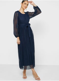 Buy Textured Detail Dress in UAE