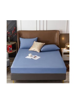 Buy Hotel Luxury Extra Soft Bed Sheets King Size, Waterproof Fitted Sheet, Mattress Protector Anti-Slip Bed Sheet Cover Bedroom for Elderly and Children in UAE