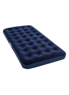 Buy Inflatable Air Mattress - Velvet Single Size Air Bed, Comfortable and Perfect for Camping and Home Use - 188cm x 99cm x 22cm in Saudi Arabia