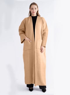 Buy Long Winter Coat With Long Sleeves And Pockets in Saudi Arabia