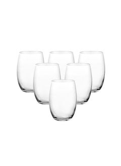 Buy Ocean 6 Piece Madison Long Drink Glass Set 390 ml Modern Houseware Glassware in UAE