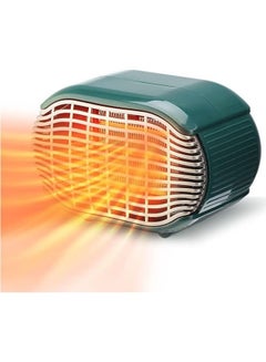 Buy Electric Fan Heater Mini Desktop Heater Portable PTC Ceramic Heating Winter Warmer in Saudi Arabia