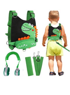 Buy 3 in 1 Toddler Backpack With Cute Dinosaur Child Leashes Wristband Walking Assistant Strap Belt for Baby in UAE