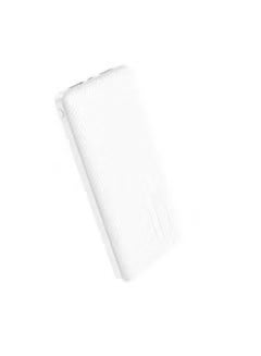 Buy Borofone BT28 Ultra Slim Power Bank 10000mAh 2.0A Micro Input And Dual USB Output - White in Egypt
