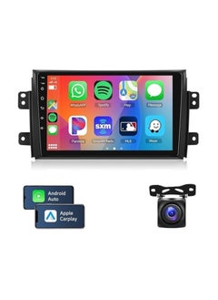 Buy Android Car Stereo for Suzuki SX4 2006-2013 8GB RAM 128GB ROM Support SIM Card, Carplay, Mirror Link Wi-Fi BT, Radio GPS Navigation, 9 Inch IPS Touch Screen with AHD Camera Included in UAE