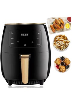 Buy Air Fryer,4.5L Electric Hot Air Fryers Oilless Cooker with 10 Presets, Digital LCD Touch Screen, Nonstick Basket in Saudi Arabia
