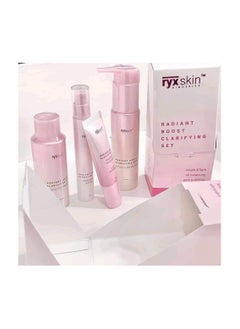 Buy Radiant Boost Clarifying Set, Complete with Night Light, Tone Up Cream SPF 50, Bubble Cleanser, and Ginseng Toner for Luminous Skin. in UAE