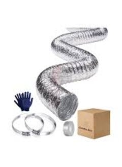 Buy KNP Aluminum Duct with Flexible Hose Dryer 6 inch in UAE