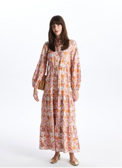 اشتري Floral Long Sleeve Women's Shirt Dress في مصر