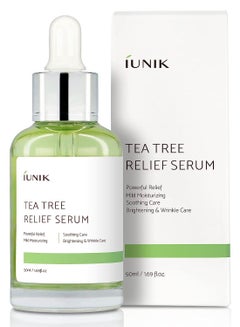 Buy IUNIK Tea Tree 67% Relief Vegan Facial Serum for Clear & Balanced Skin - Plant-based Ingredients w/Centella Asiatica for Soothing, Calming, Irritated Skin - Korean Skincare for Sensitive Oily Skin in UAE