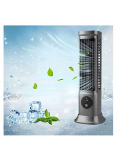 اشتري Tower Fan, Portable Air Streamlined Tower Fan with 3 Speeds, Table Fan, Bladeless Design, Quiet USB Powered,Vertical Air Conditioning Fan for Bedroom Home Office Desktop في السعودية