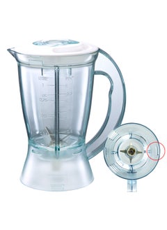 Buy Spare Part Blender Jug 1 Liter Compatible With Moulinex Model Optiblend 2000 in Saudi Arabia