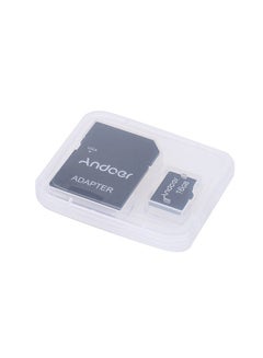 Buy Andoer 16GB Class 10 Memory Card TF Card + TF Card Adapter for Camera Car Camera Cell Phone Table PC Audio Player GPS in Saudi Arabia