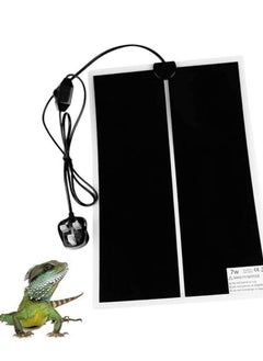 اشتري Reptile Heat Mats, Adjustable Heat Pad with Temperature Control for Reptiles Turtle, Tortoise, Snakes, Lizard, Gecko, Spider, Crawler - Safety Aquarium Mat Thermostat في السعودية