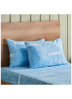 Buy 2 Piece Sonic the Hedgehog Pillowcase Set 50x75 cm in Saudi Arabia