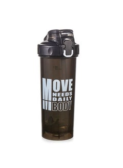 Buy Water Bottle with Straw 800ML Fitness Kettle with Flip-Flop Lid and Blending Ball Outdoor Travel Exercise in UAE