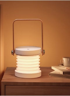 Buy Portable Multi-function Folding Ambient Lantern LED Light Night Lamp Moonlight Series 1200 mAh White in UAE