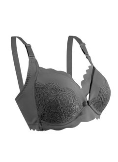 Buy Elegant Seamless Maternity And Nursing Bra - Black - Medium in UAE