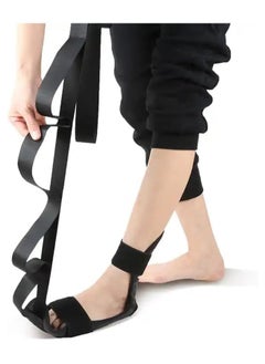 اشتري Leg Stretch Band, Yoga Foot Stretching Strap, Calf Stretcher, for Plantar Fasciitis, Heel Spurs, Foot Drop, Achilles Tendonitis Hamstring, Physical Therapy Stretch Assist في الامارات